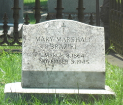 Mary <I>Marshall</I> Braziel 