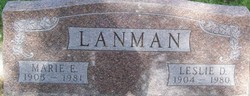Leslie D Lanman 