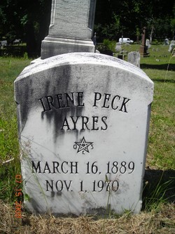 Irene L. <I>Peck</I> Ayres 