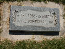 Aline Gertrude <I>Roberts</I> Burton 