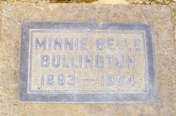 Minnie Belle <I>Fink</I> Bullington 