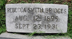 Rebecca Florence <I>SMITH</I> BRIDGES 