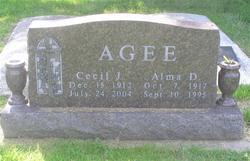 Alma Doris <I>Egbert</I> Agee 