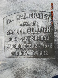 Ida Mae <I>Cheney</I> Bulloch 