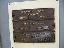 Elizabeth Fredericka <I>Greve</I> Leach 