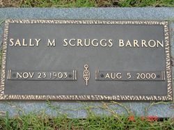 Sally M. <I>Scruggs</I> Barron 