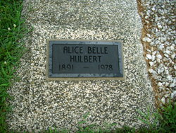 Alice Belle <I>Hendry</I> Hulbert 