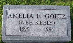 Amelia F <I>Keely</I> Goetz 