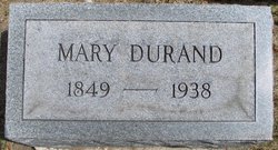 Mary <I>Delore</I> Durand 