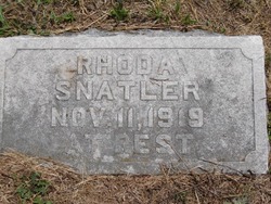 Rhoda Elisabeth <I>Proffitt</I> Snatler 