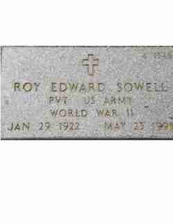 Roy Edward Sowell 