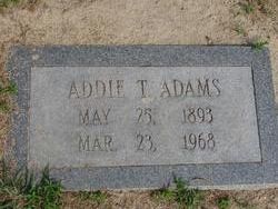 Addie <I>Treadaway</I> Adams 