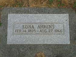 Edna E <I>Marshall</I> Ahrens 
