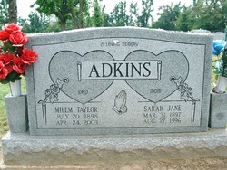 Sarah Jane <I>Anderson</I> Adkins 