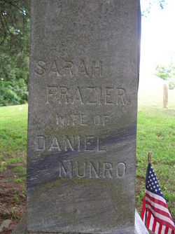 Sarah <I>Frazier</I> Munro 