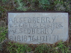 Margaret Elizabeth <I>Mauzey</I> Sedberry 