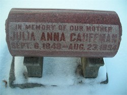 Julia Anna <I>Frame</I> Cauffman 