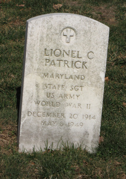 Sgt Lionel Cloud Patrick 