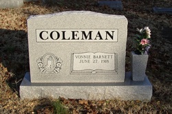 Vonnie Elsie <I>Barnett</I> Coleman 