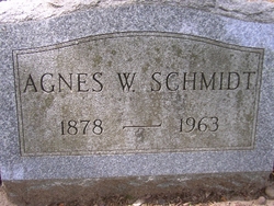 Agnes <I>Wildt</I> Schmidt 