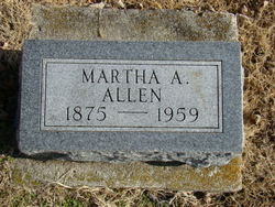 Martha A. <I>Jacobs</I> Allen 