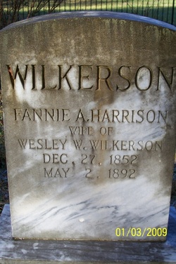 Fannie Alice <I>Harrison</I> Wilkerson 
