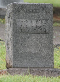 Mary Ellen <I>Wallace</I> Baker 