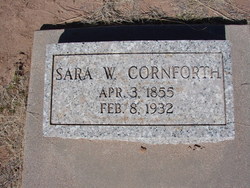 Sarah <I>Willis</I> Cornforth 