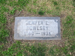 Jenifer E. “Jennie” <I>Edwards</I> Bowlsby 