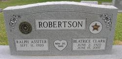 Roberta Beatrice <I>Clark</I> Robertson 