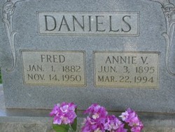 Annie Virginia <I>Maxfield</I> Daniels 