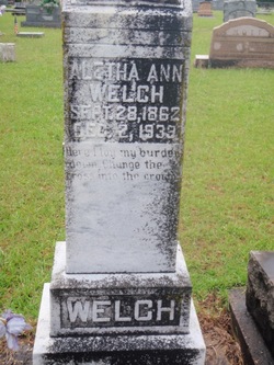 Aletha Ann <I>Wall</I> Welch 