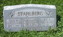 Alma V. Ann Stahlberg 