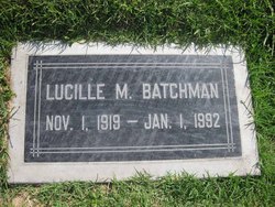 Lucille Marion <I>Samuels</I> Batchman 