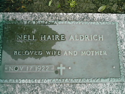 Nell <I>Haire</I> Aldrich 