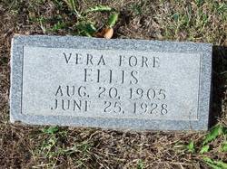 Vera <I>Fore</I> Ellis 