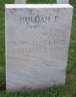 Huldah E Cowan 