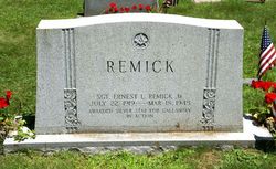 Sgt Ernest L Remick Jr.