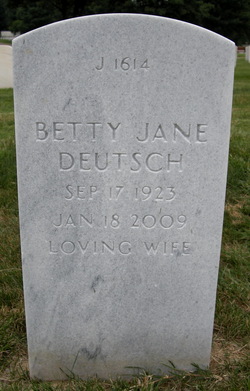 Betty Jane <I>Weierback</I> Deutsch 