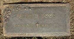Betty Dorothy <I>Chandler</I> Boos 