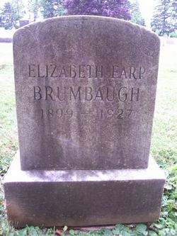 Elizabeth Holt <I>Earp</I> Brumbaugh 