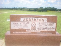 Ava Vivian <I>Atkins</I> Anderson 