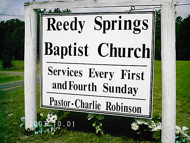Reedy Springs Baptist Church Cemetery