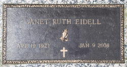 Janet Ruth <I>Rebmann</I> Eidell 