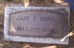 Jane Elizabeth <I>Hooper</I> Howe 