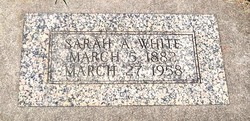 Sarah Adaline <I>Davidson</I> White 