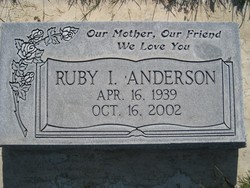 Ruby I <I>Miller</I> Anderson 