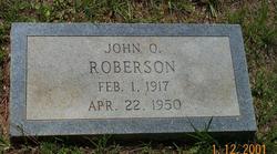 John Oliver “Johnny” Roberson 