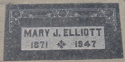 Mary J. <I>Harrison</I> Elliott 