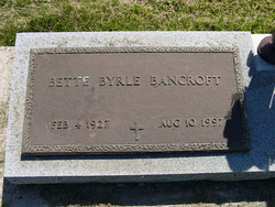 Bette Byrle <I>Booton</I> Bancroft 